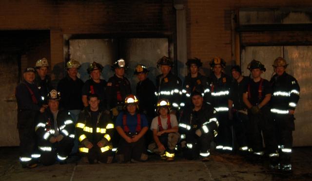 November 2, 2009: Live Burn Drill at Middlesex County Fire Academy taxpayer building.